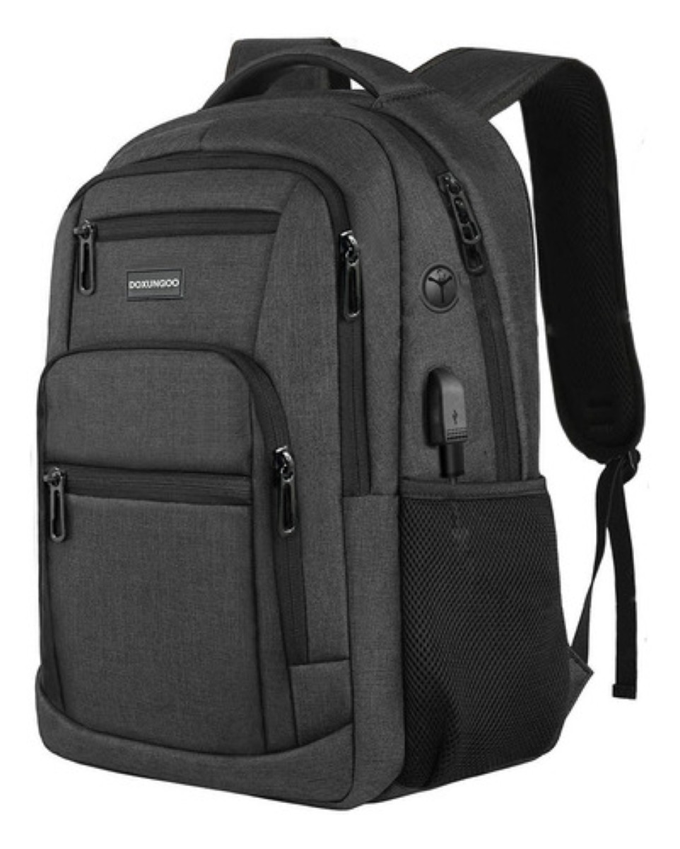 Mochila Para Portátil De 15.6 Pulgadasgris negro