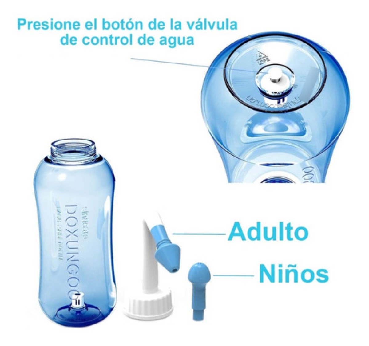 Nuevo Lavado Nasal 500ml Irrigador Nasales azul 