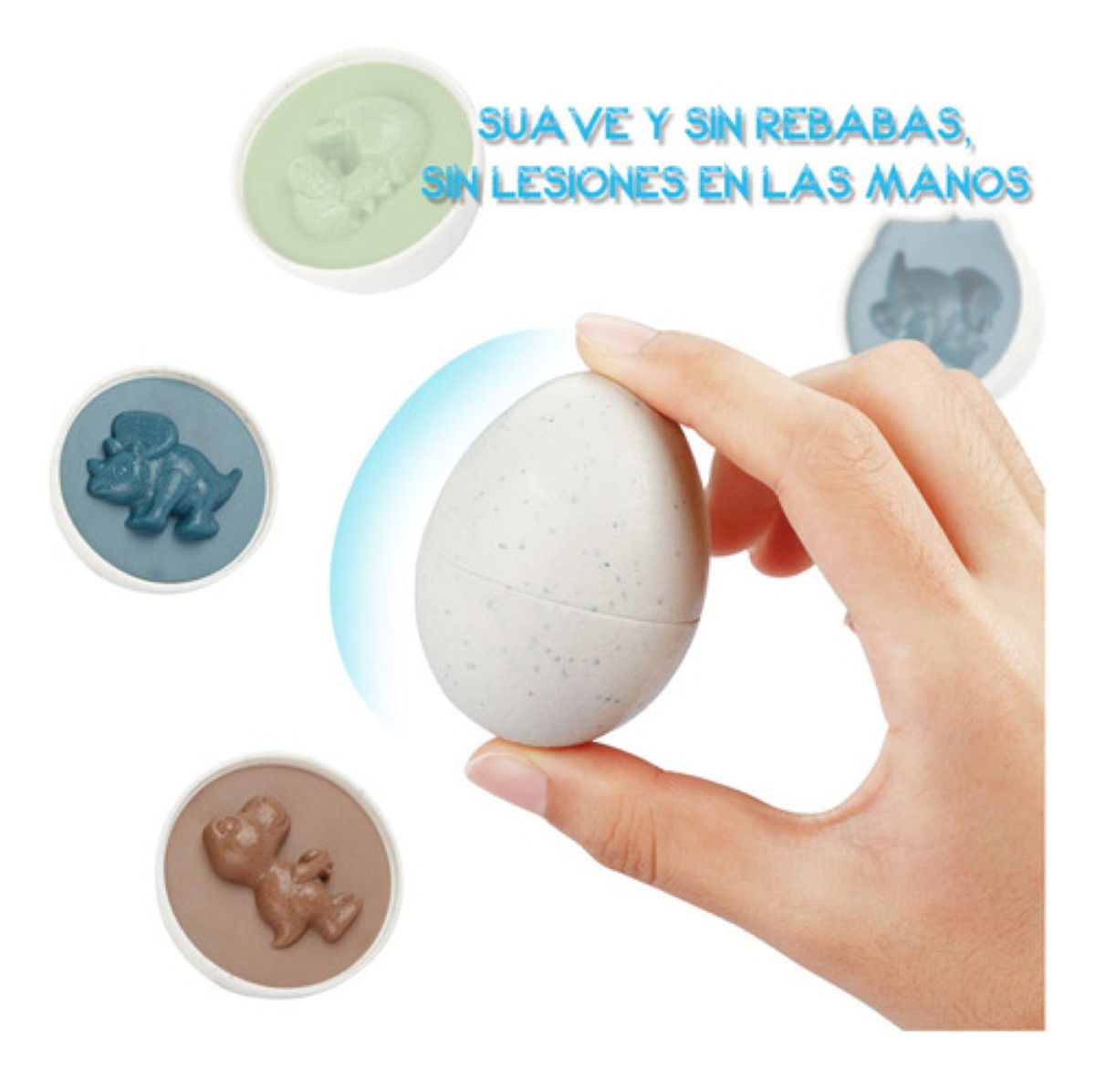 Juego Educativo Para Niños, Juguete Didáctico Huevos Colores verde
