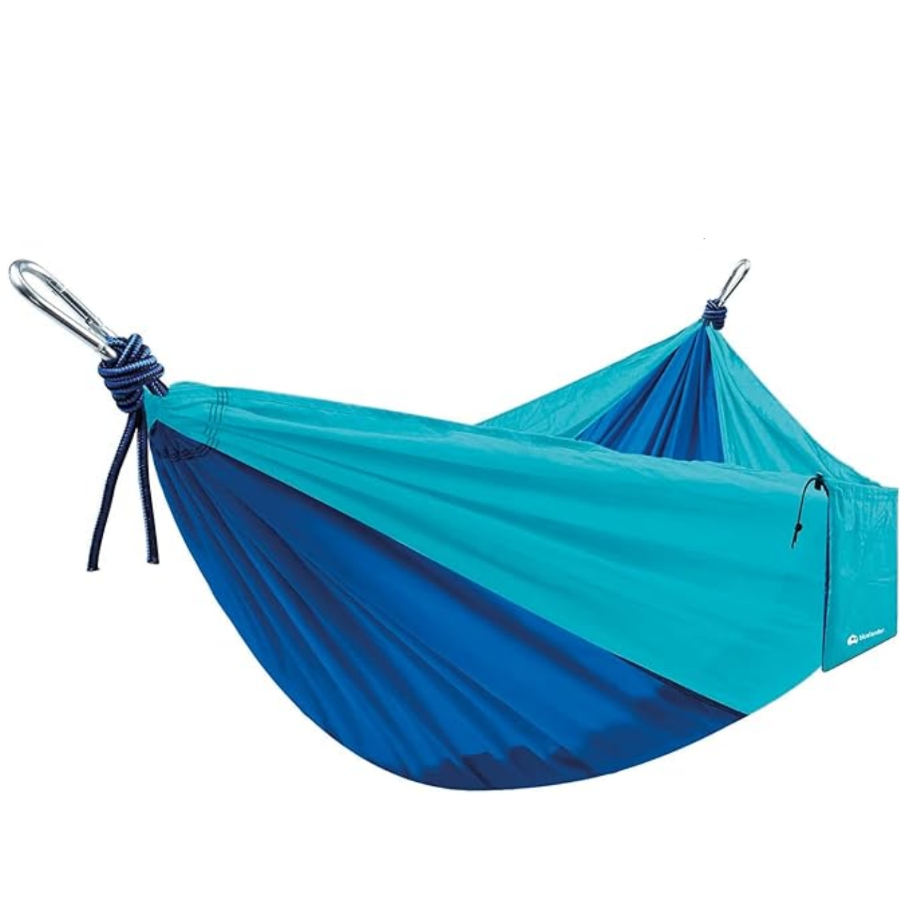 Hamaca Portátil para Acampar de Adultos con Correas para Árboles Azul Bluelander 