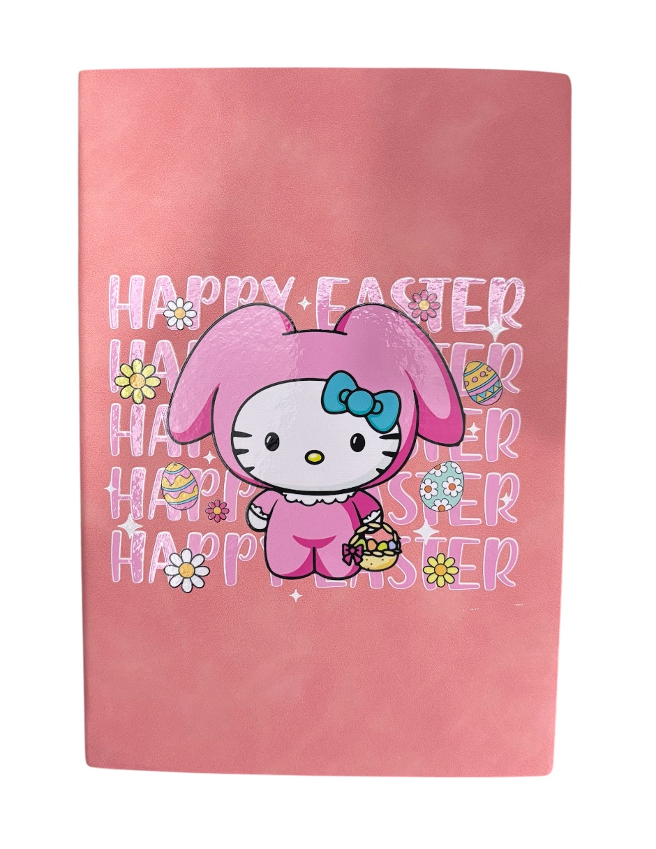 Libreta de boceto para dibujar A4 color rosa, 100 hojas blancas, Hello Kitty