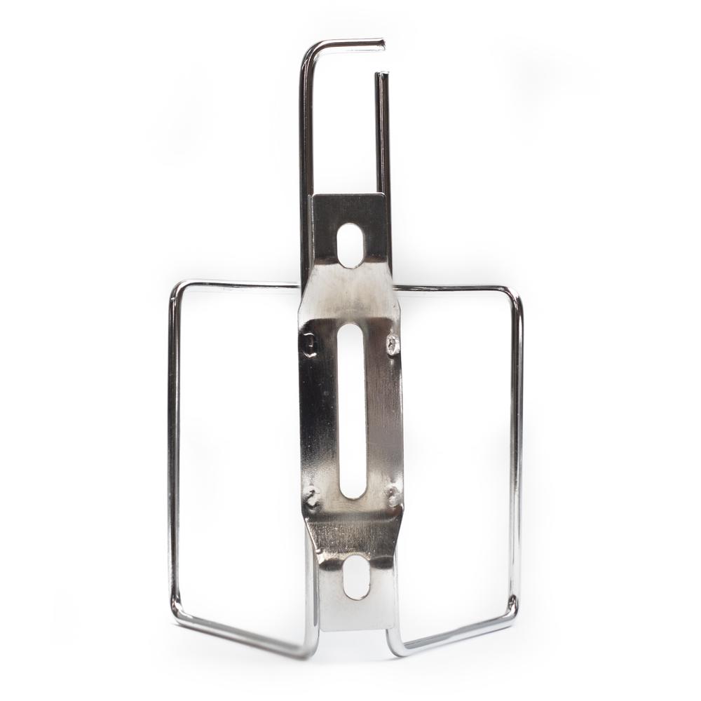 Porta Anfora para Bicicleta Fierro Cromado L-300