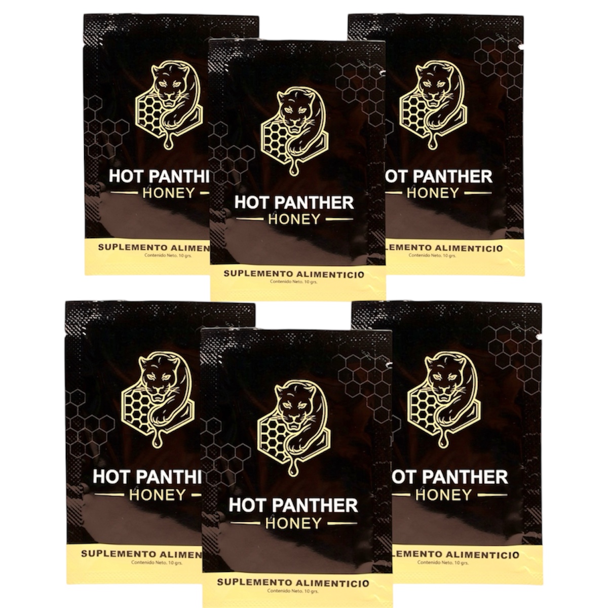 MIEL HONEY HOT PANTHER 6 SACHET HOMBRE MUJER