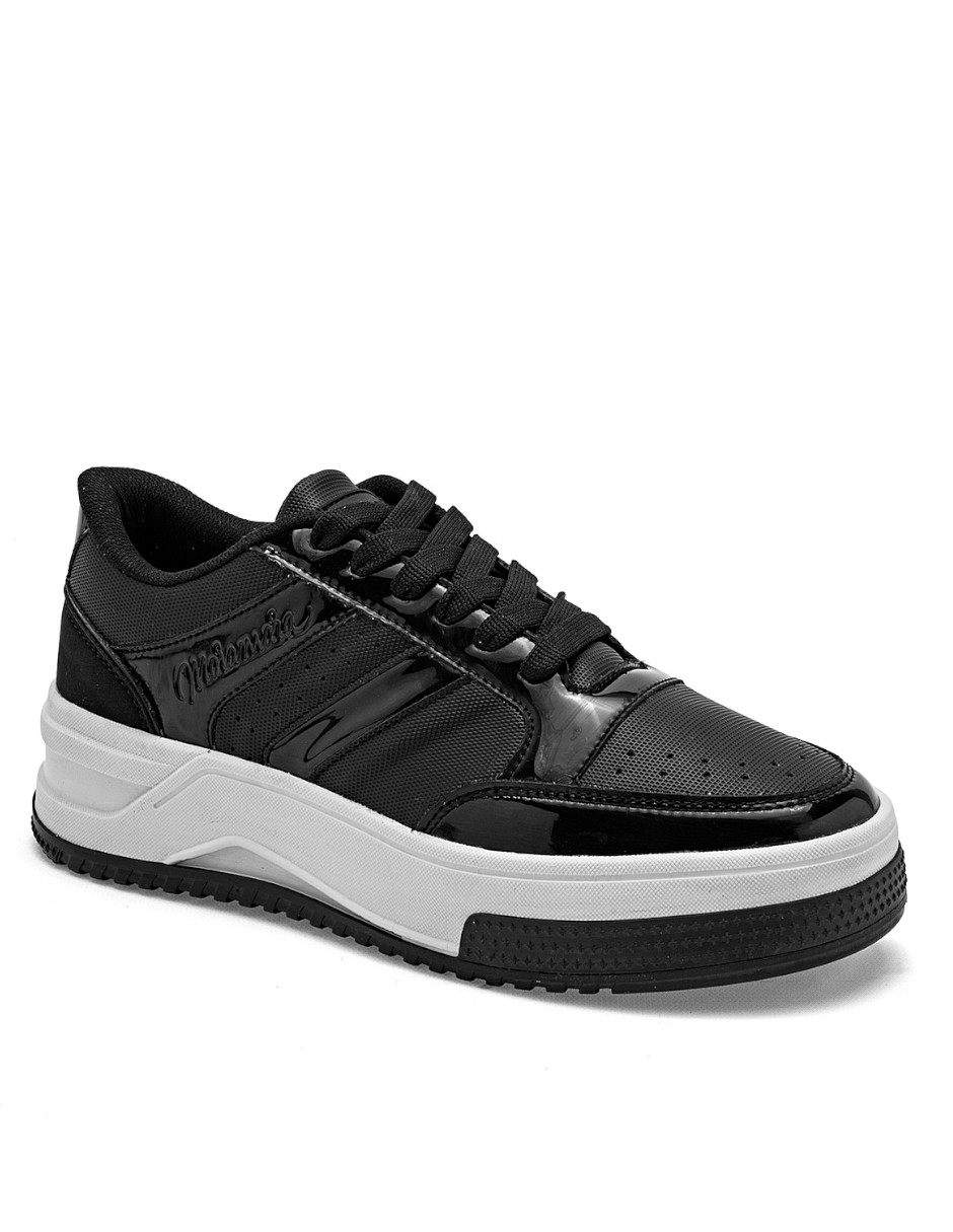 TENIS MUJER COLOR NEGRO