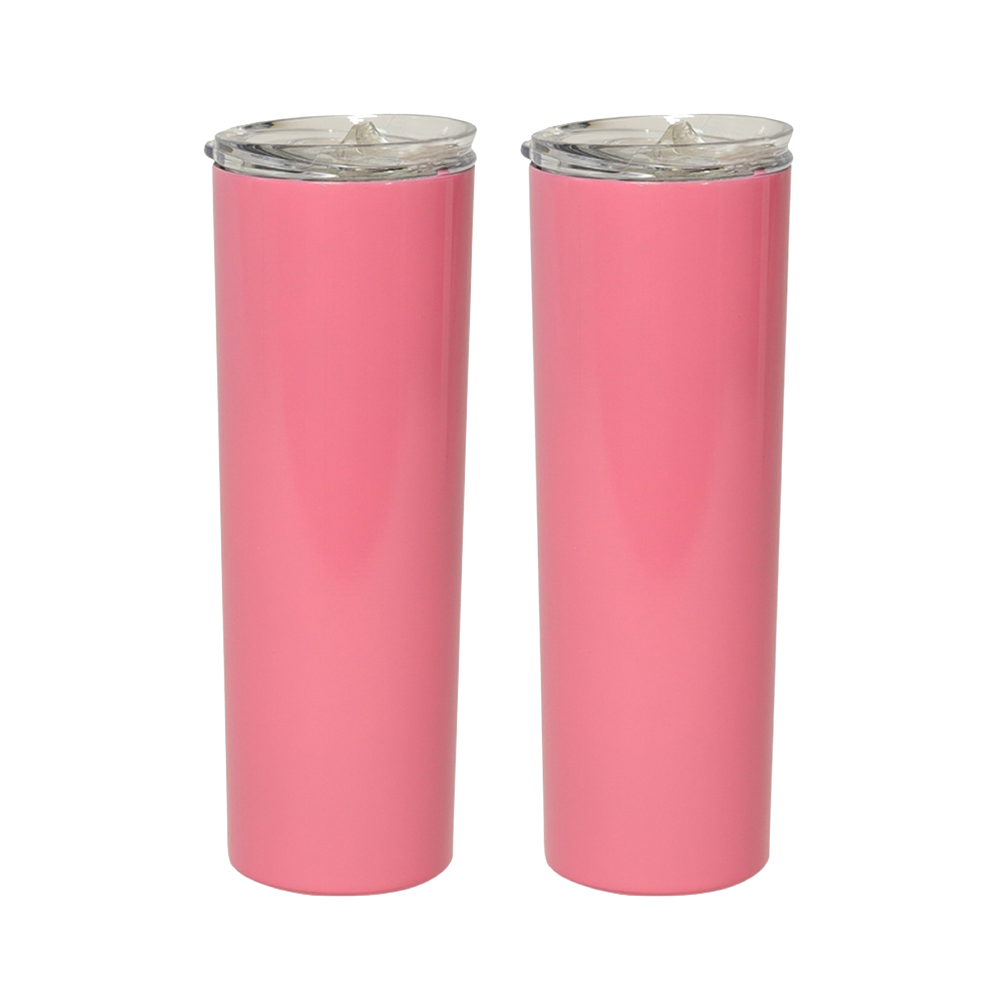 2 Piezas Termo Vaso Para Bebidas De 20oz Acero Inoxidable De Doble Pared (cereza)