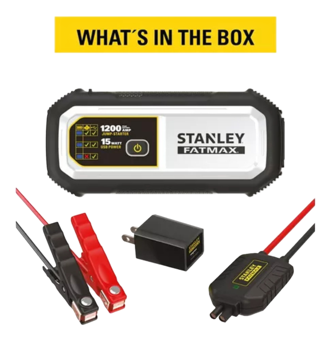 Arrancador De Batería De Litio Stanley Fatmax 1200 Amp