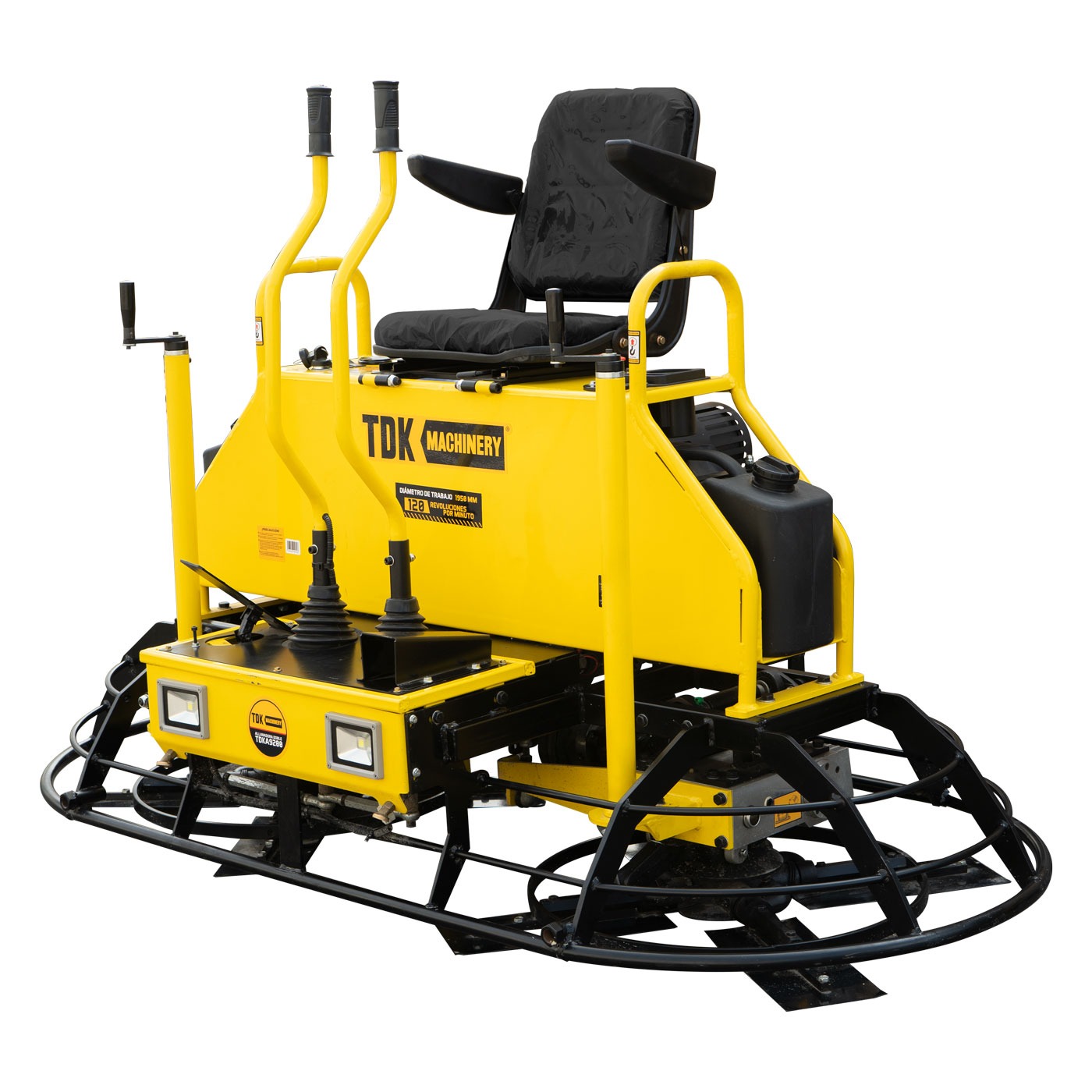 Allanadora Doble Tdk Machinery 92 Cm X 2 C/Motor Gasolina 25 Hp - TDKA9200