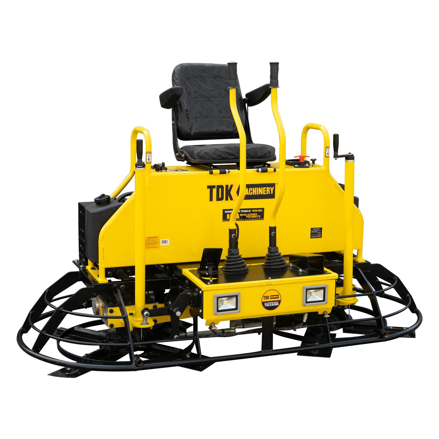 Allanadora Doble Tdk Machinery 92 Cm X 2 C/Motor Gasolina 25 Hp - TDKA9200