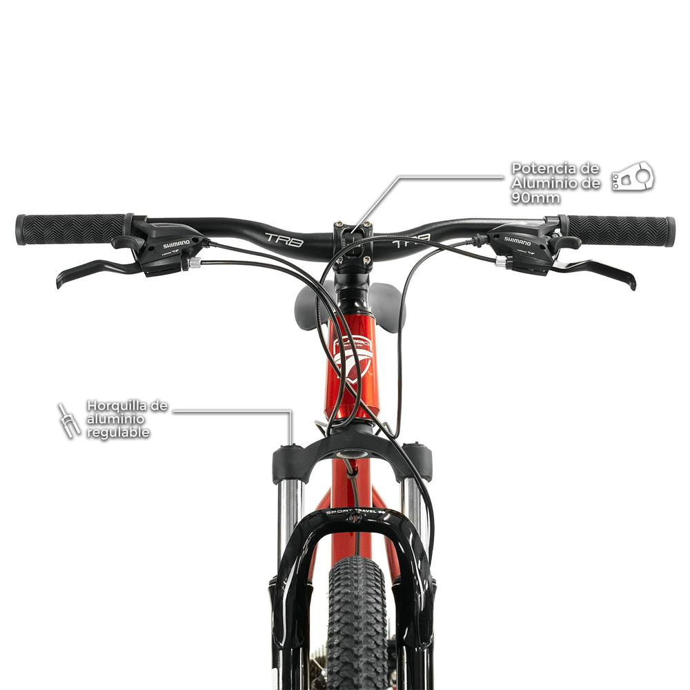 Bicicleta Rodada 29 Montaña TX 9.1 Talla L Rojo Turbo