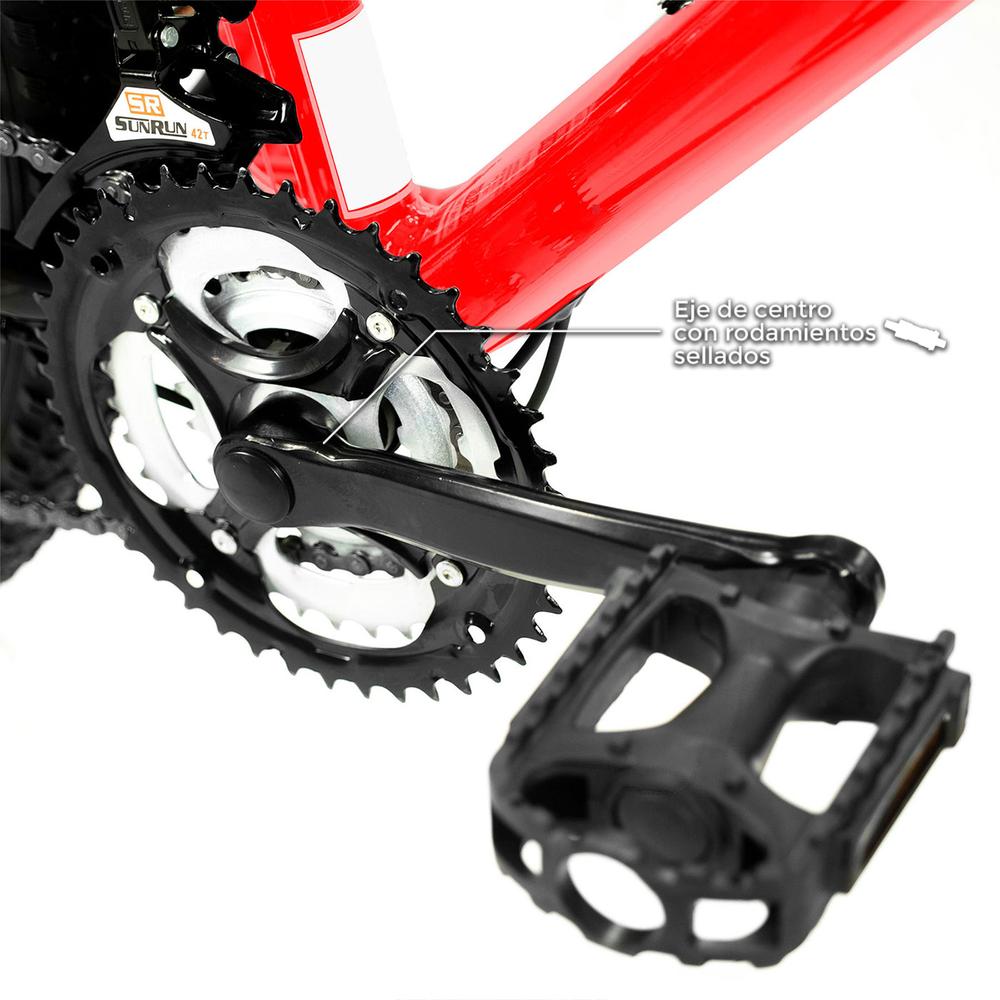 Bicicleta Montaña R29 Turbo Deimos Aluminio Roja