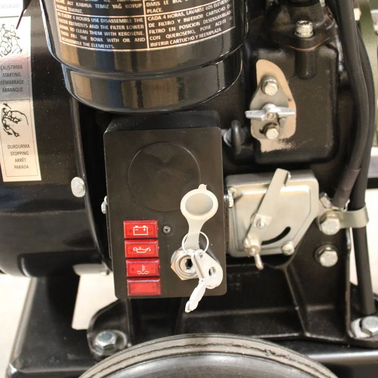 Bomba De Agua Agricola Diesel Swedish Husky Power 17 Hp 4x4 Eléctrico 4 Tiempos - RBL4417