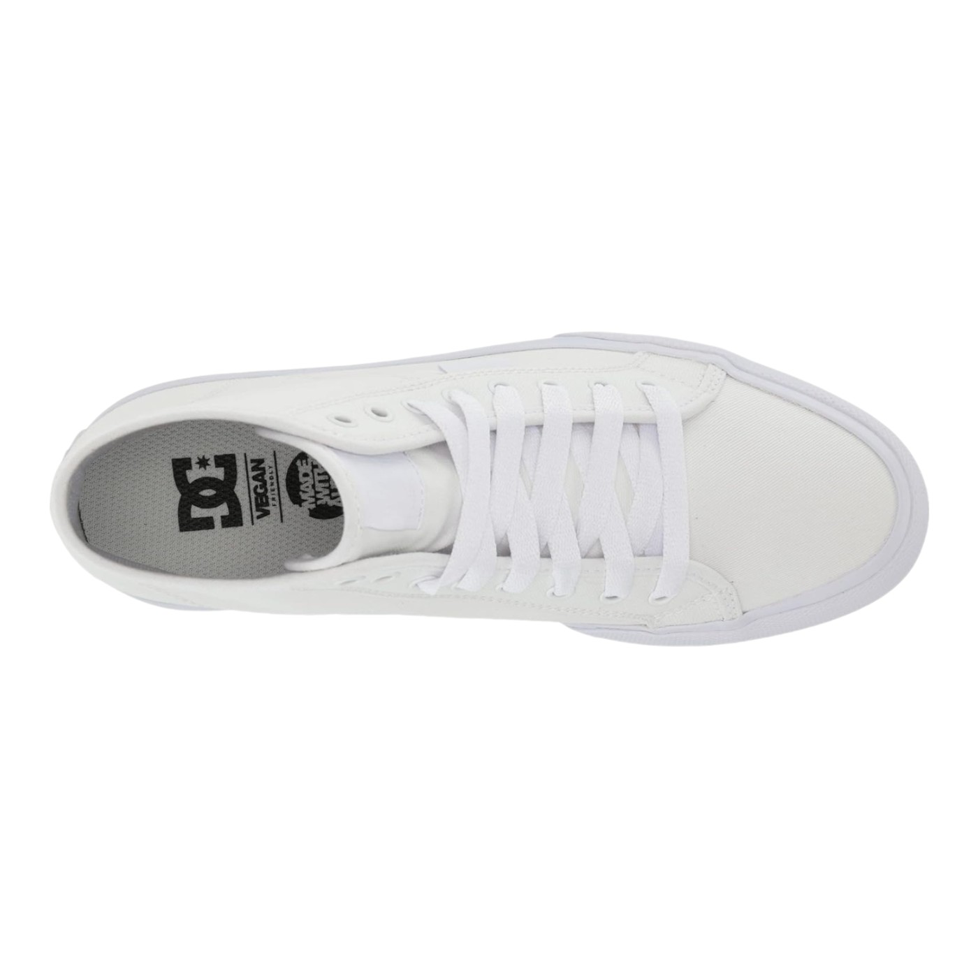 TENIS DC SHOES HOMBRE BLANCO DC SHOES MANUAL HI TX MX ADYS300793WHT