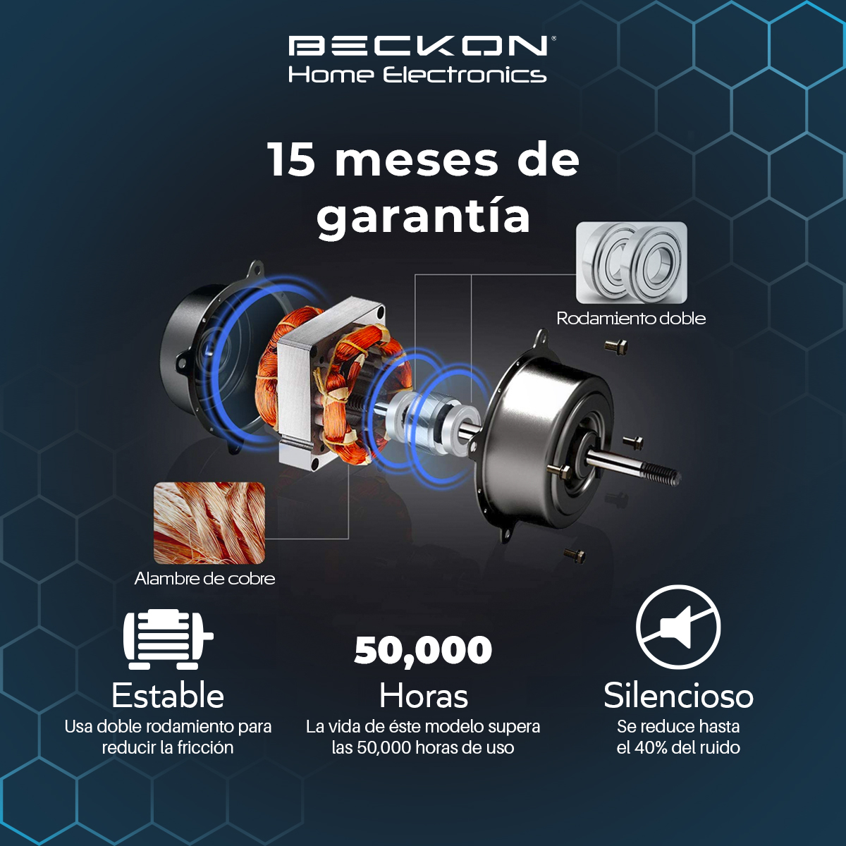 Ventilador de escritorio oficina buró mesa oficina cocina vehículo de USB + clip color negro 15.2cm Beckon.