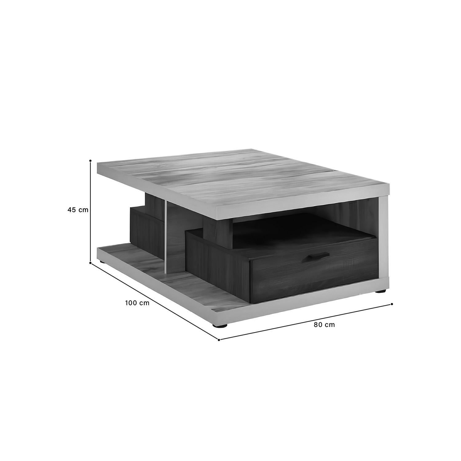 Mesa de Centro Moderna para Sala o Estancia Bossa Rydon