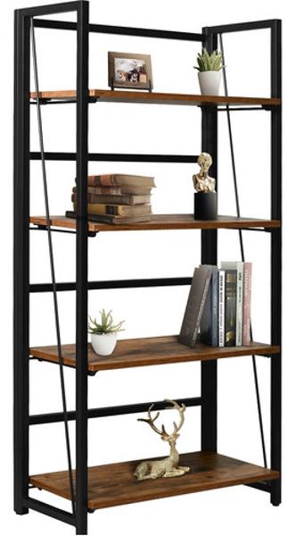 Librero Estante Plegable Industrial Estructura Metalica  Houzer