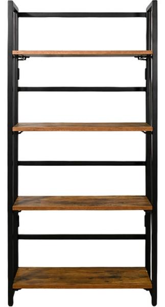 Librero Estante Plegable Industrial Estructura Metalica  Houzer