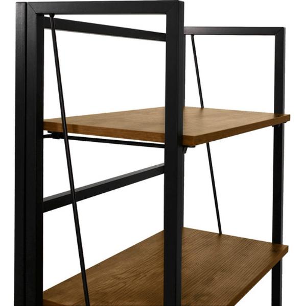 Librero Estante Plegable Industrial Estructura Metalica  Houzer