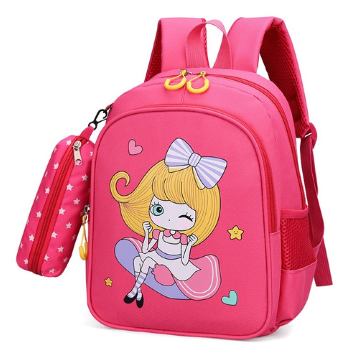 Mochila Impermeable Para Estudiantes De Escuela rojo