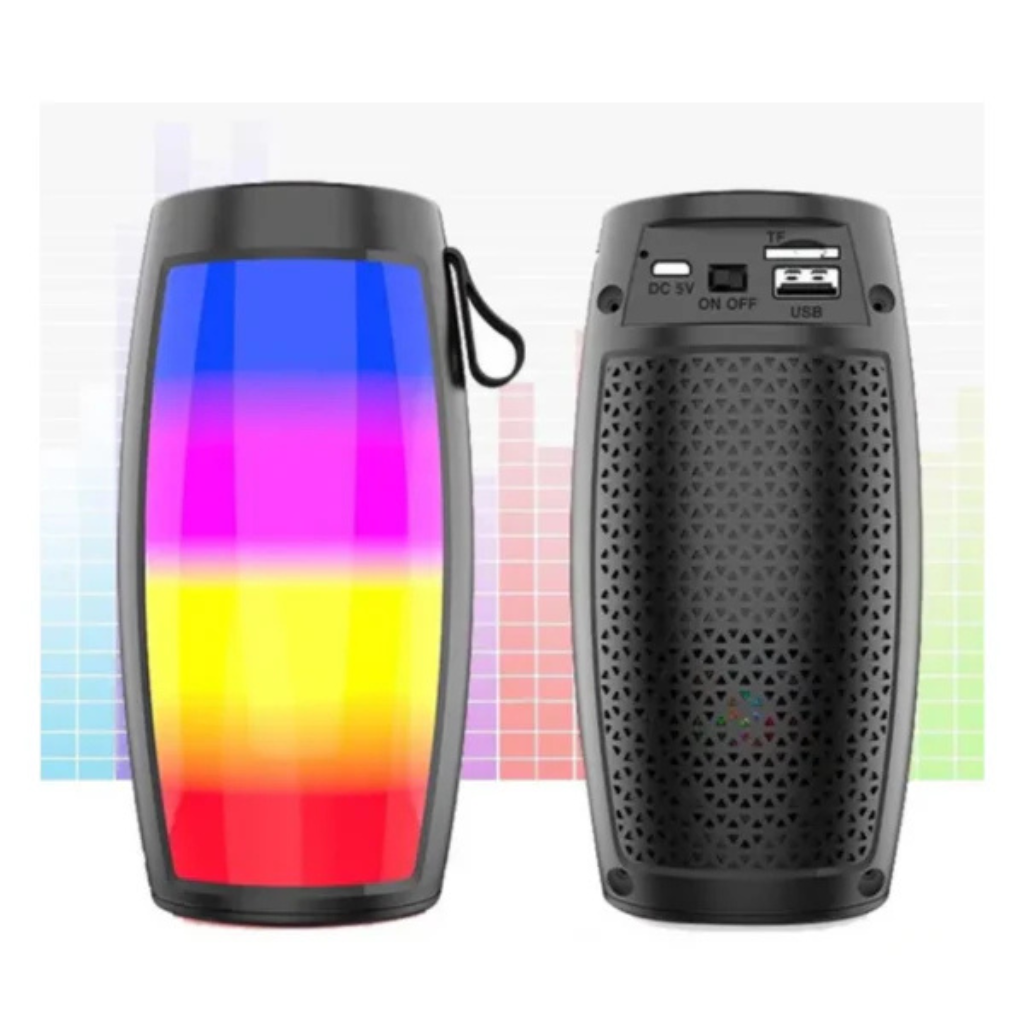 Bocina Bluetooth Link bits, luces led colores.