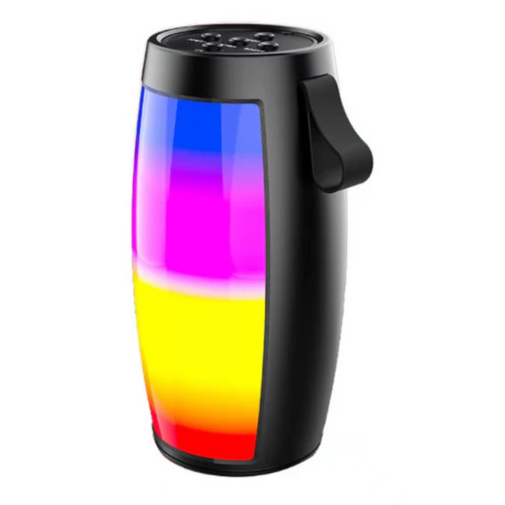 Bocina Bluetooth Link bits, luces led colores.