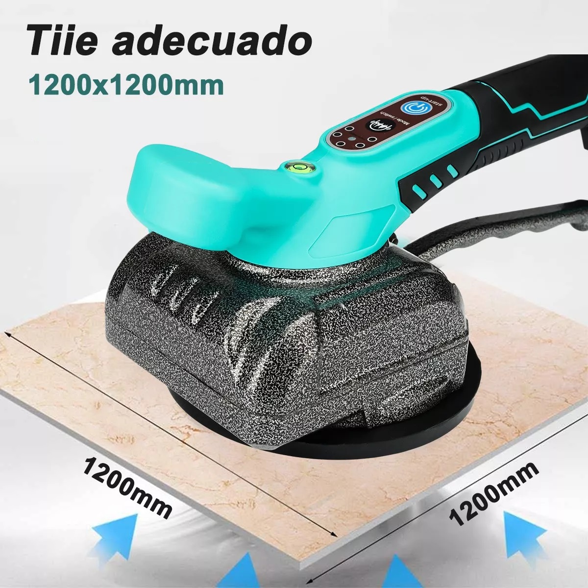 Vibrador De Azulejo Digital 21v Portátil 2 Baterías 110v