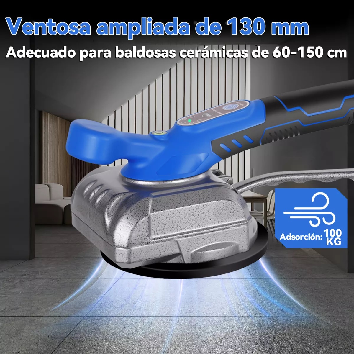 Vibrador De Azulejo Adsorción De Alta Potencia 2 Baterías