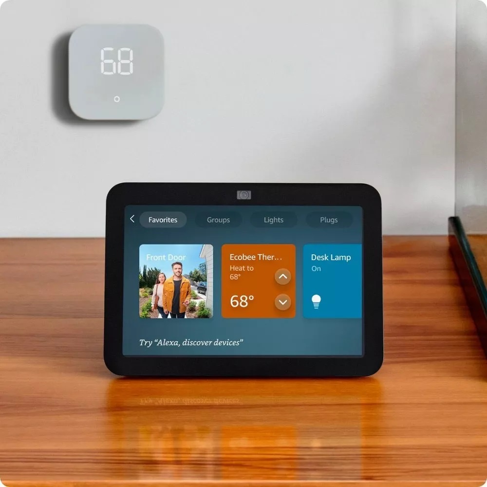 Pantalla Inteligente Alexa Echo Show 8" Color Negro 3ra Generación