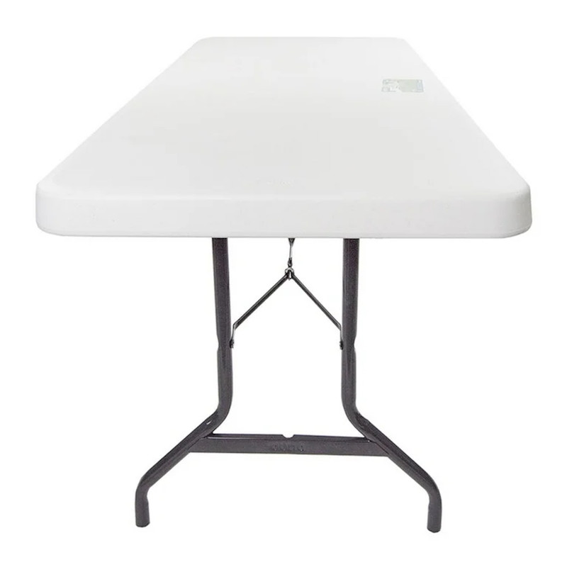 Mesa Plegable Rectangular Color Blanco Verona 1.80 Duna