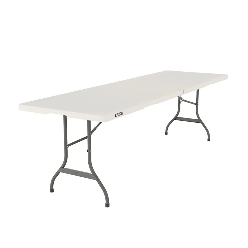 Mesa Plegable Blanca Tipo Portafolio Verona 2.40 Duna 
