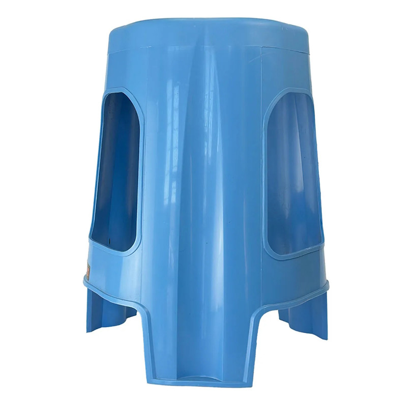 Banco D/Plástico MOD Capri Color Azul Tres Patas  
