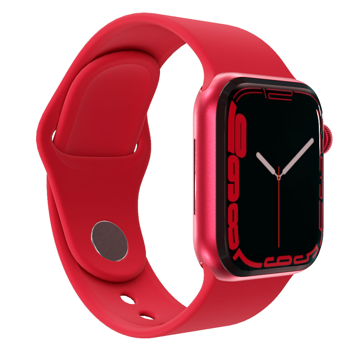 Apple Watch Series Reloj inteligente Smartwatch series 7 Rojo con Correa Deportiva Reacondicionado