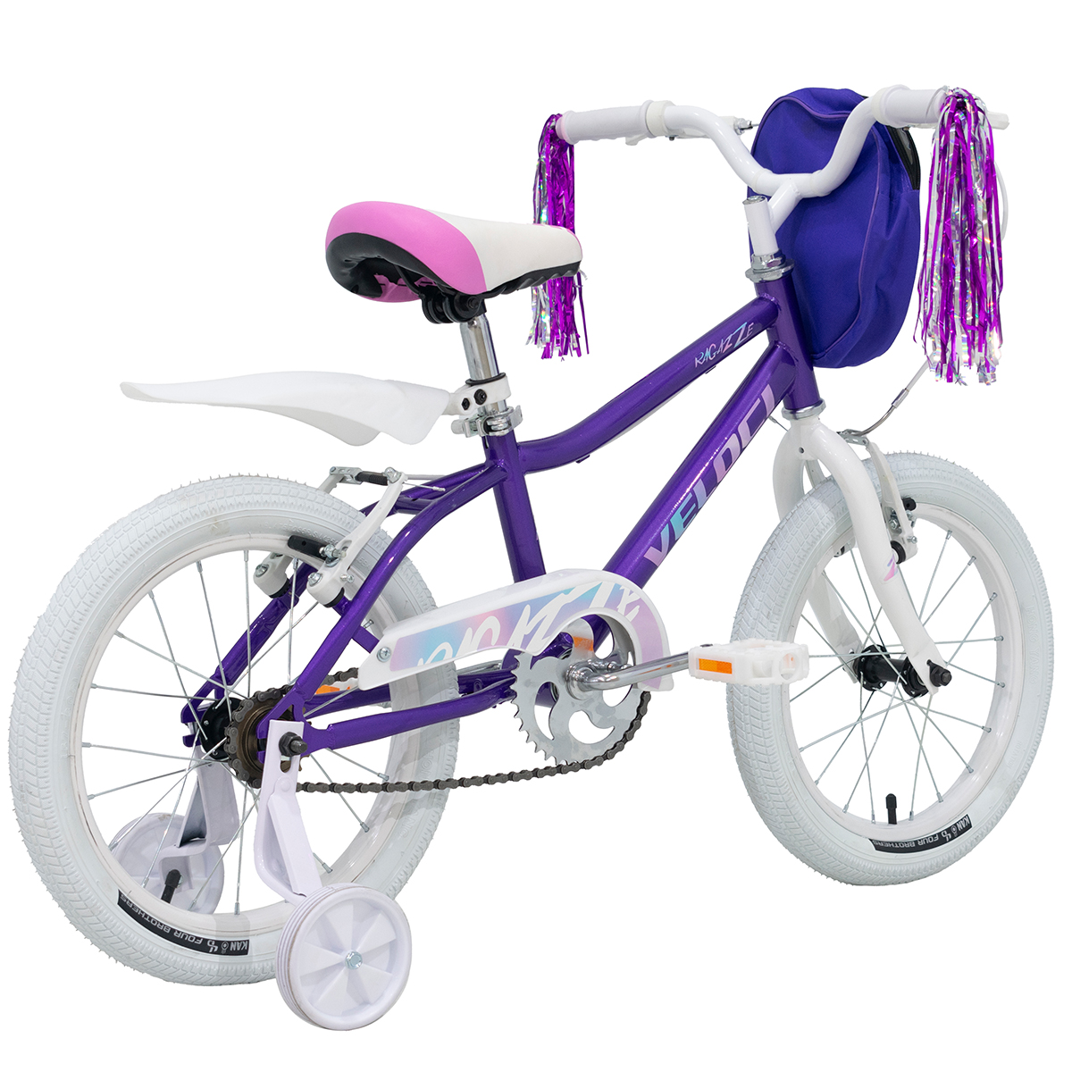 Bicicleta Veloci Ragazze Rodada 16 Morado Infantil