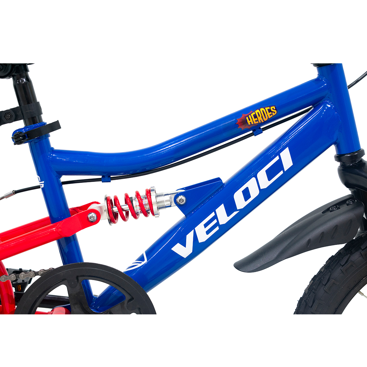 Bicicleta Veloci Heroes Rodada 16 Azul Infantil