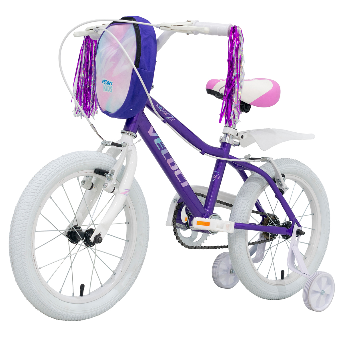 Bicicleta Veloci Ragazze Rodada 16 Morado Infantil