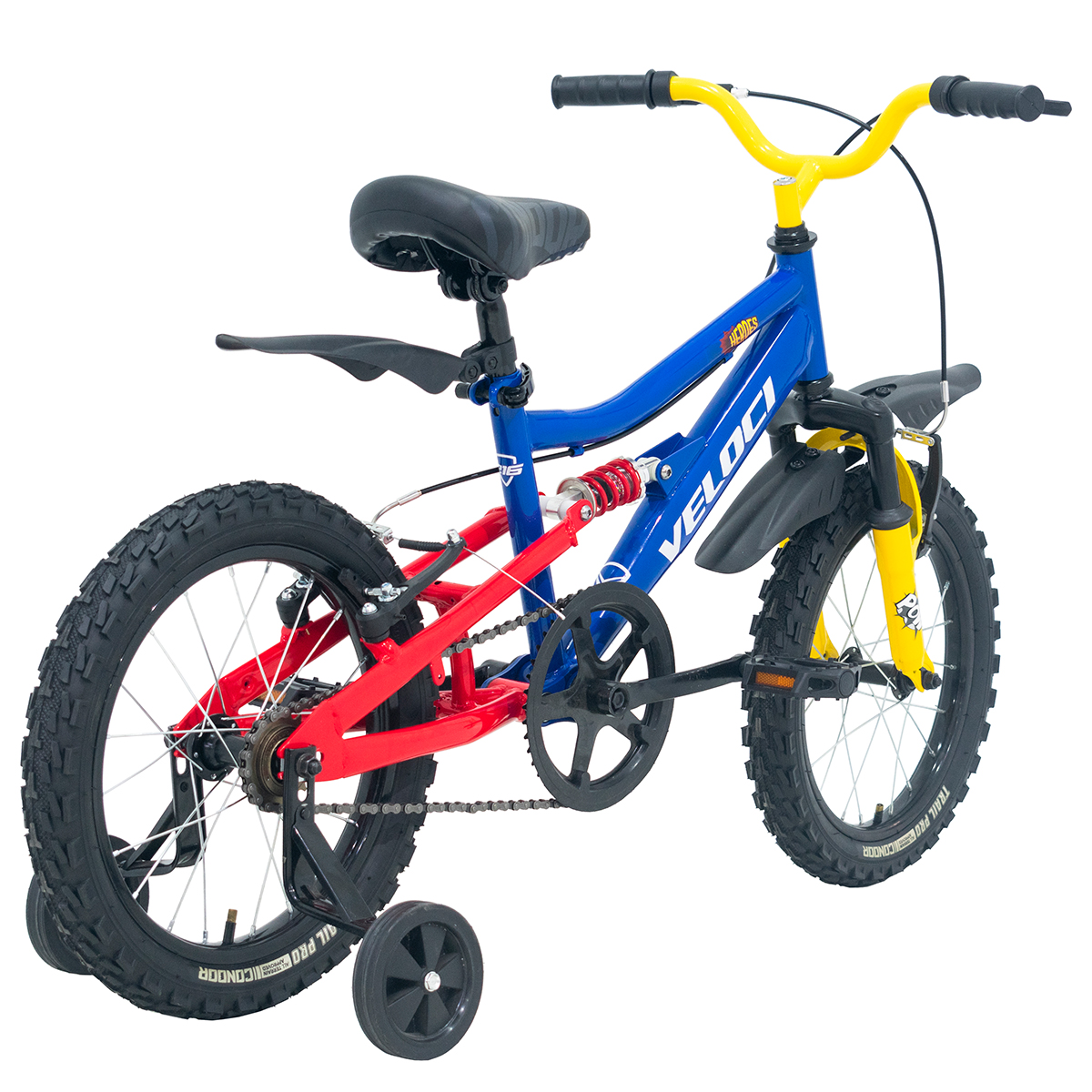 Bicicleta Veloci Heroes Rodada 16 Azul Infantil