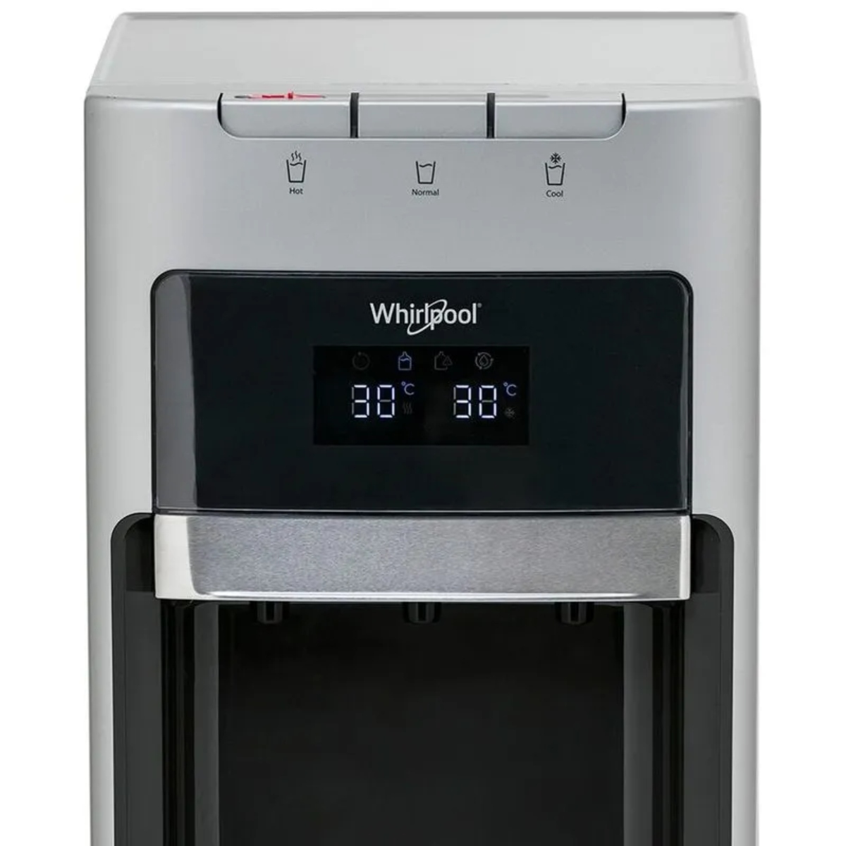 Despachador de Agua Whirlpool WK5915BD C/ Garrafón Oculto, Fria / Caliente Silver ALBY15