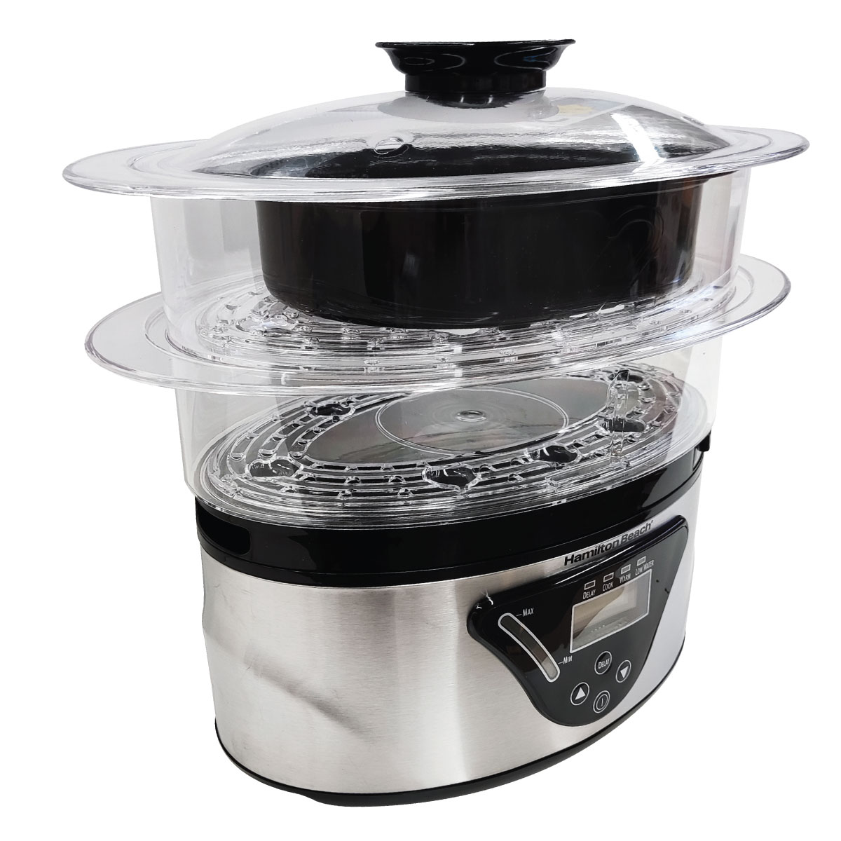 Vaporera De Alimentos Digital 2 Niveles Hamilton Beach 37530