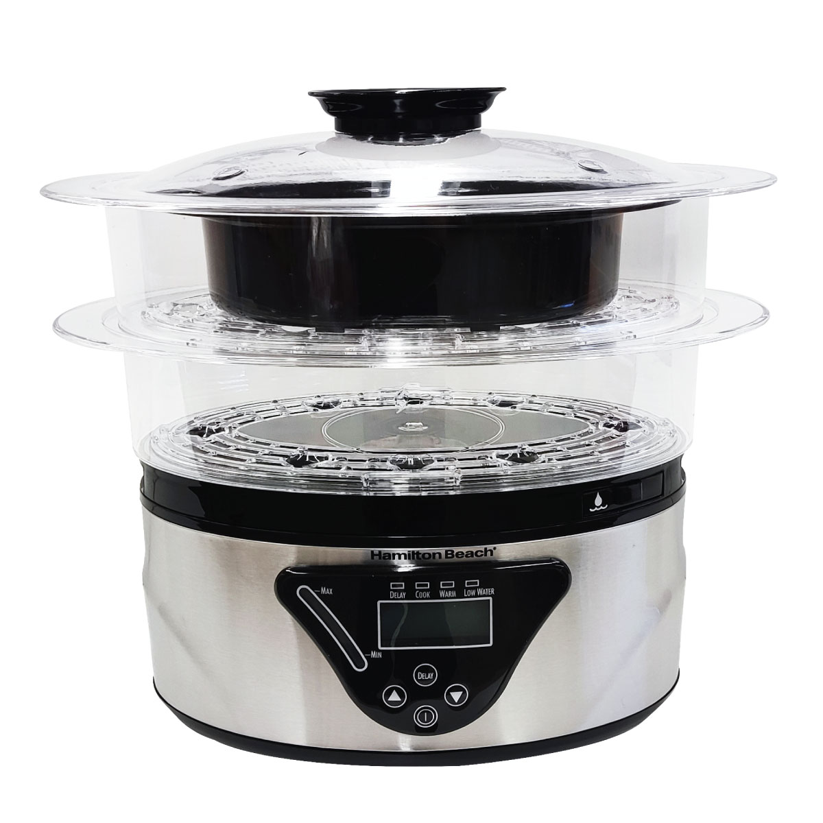 Vaporera De Alimentos Digital 2 Niveles Hamilton Beach 37530