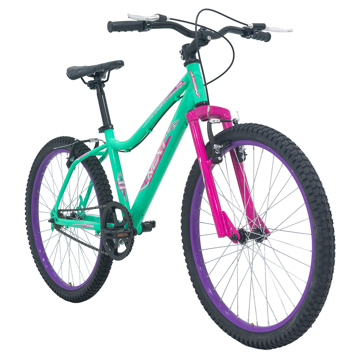 Bicicleta Veloci Next Keziah Rodada 24 Turqueza
