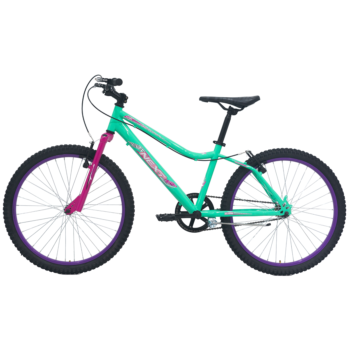 Bicicleta Veloci Next Keziah Rodada 24 Turqueza