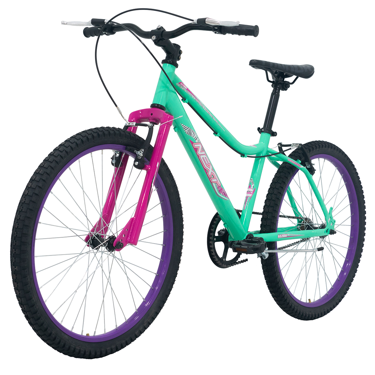 Bicicleta Veloci Next Keziah Rodada 24 Turqueza