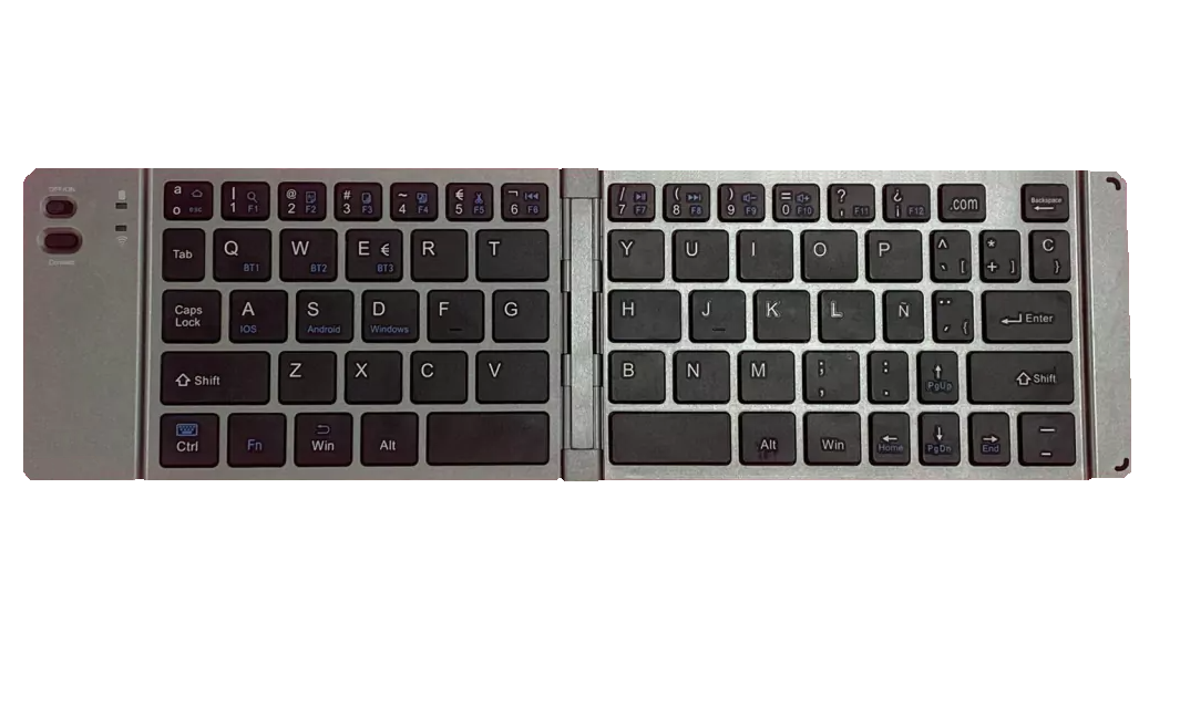Teclado Ultra Portátil Plegable Recargable para 3 dispositivos BT (A1006) 
