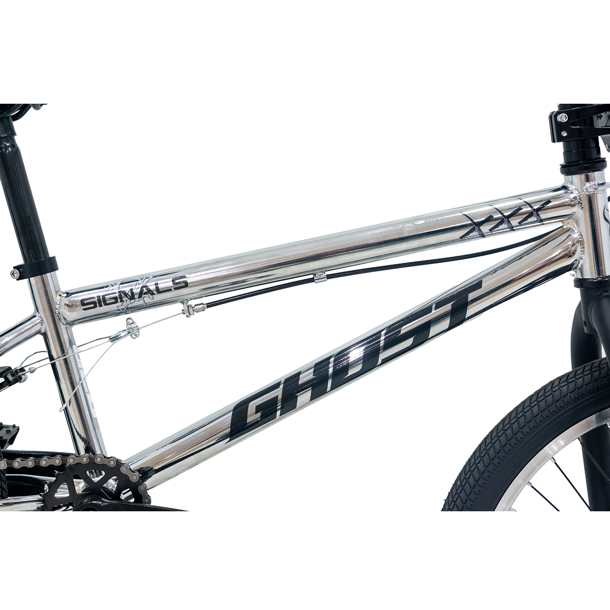 Bicicleta Ghost Signals Rodada 20 Cromo Infantil