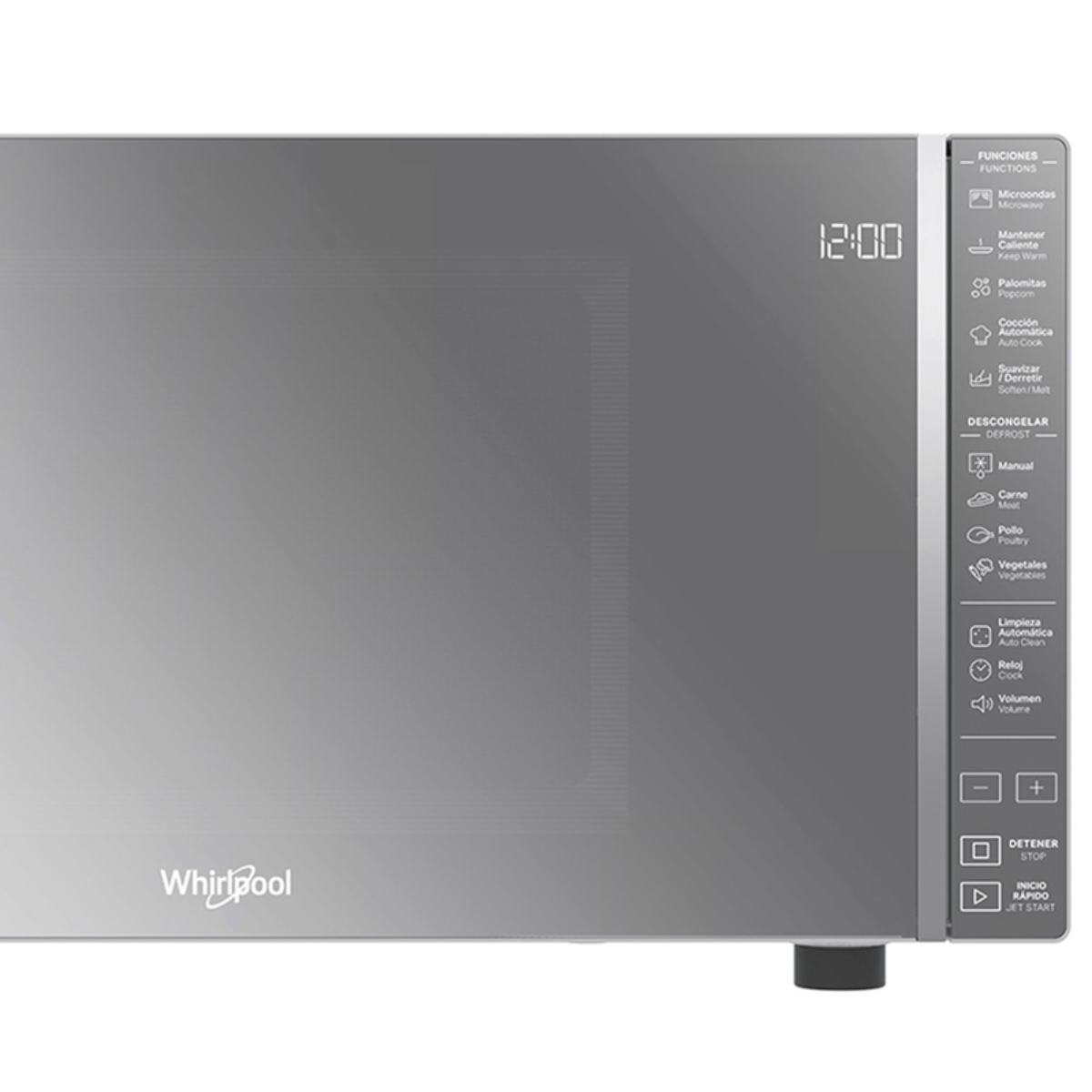 Horno de Microondas Whirlpool WM1811D 1.1 Pies / 30L Silver ALBY16