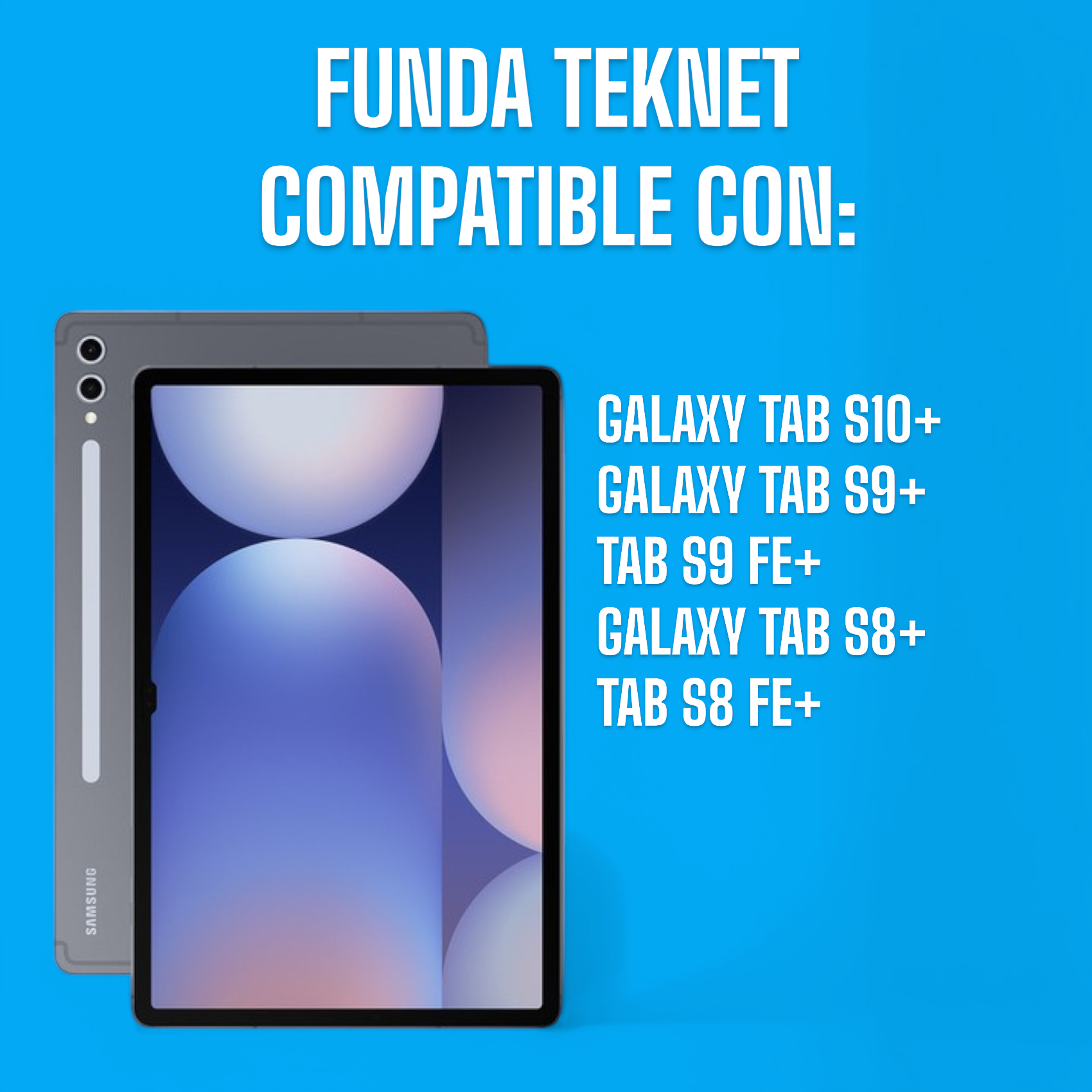 Mica Teknet Cristal Samsung Galaxy Tab S9+ plus  124 Pulg  X810 S9 FE+