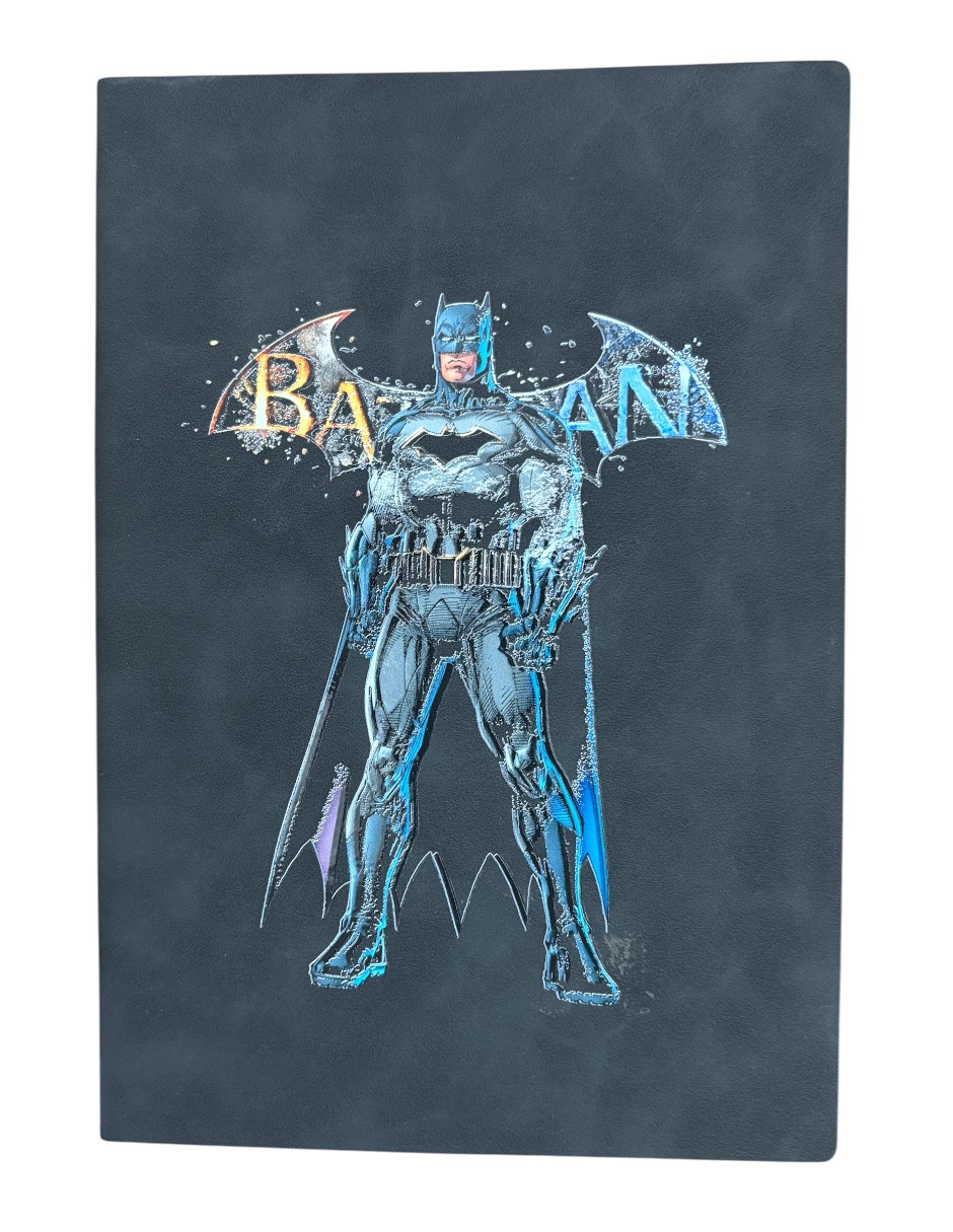 Libreta de boceto para dibujar A4 color negro, 100 hojas blancas, BATMAN