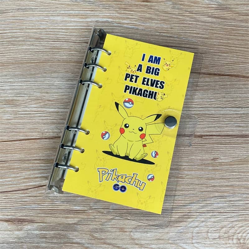 Libreta Cuaderno Carpeta Anime PIKA Cuadrícula Horizontal A6