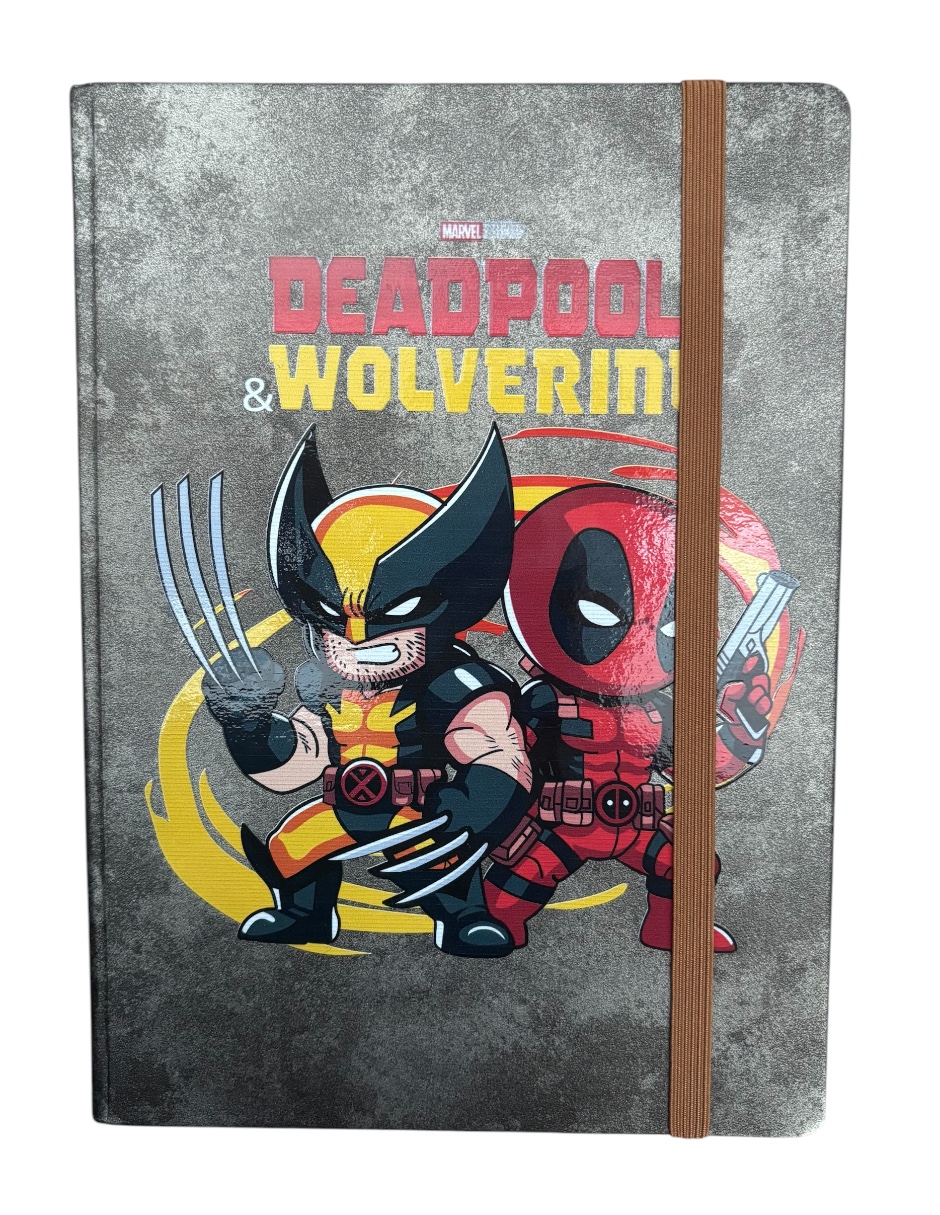 Libreta para dibujar con 50 hojas blancas de 160 gramos, Deadpool & Wolwerine