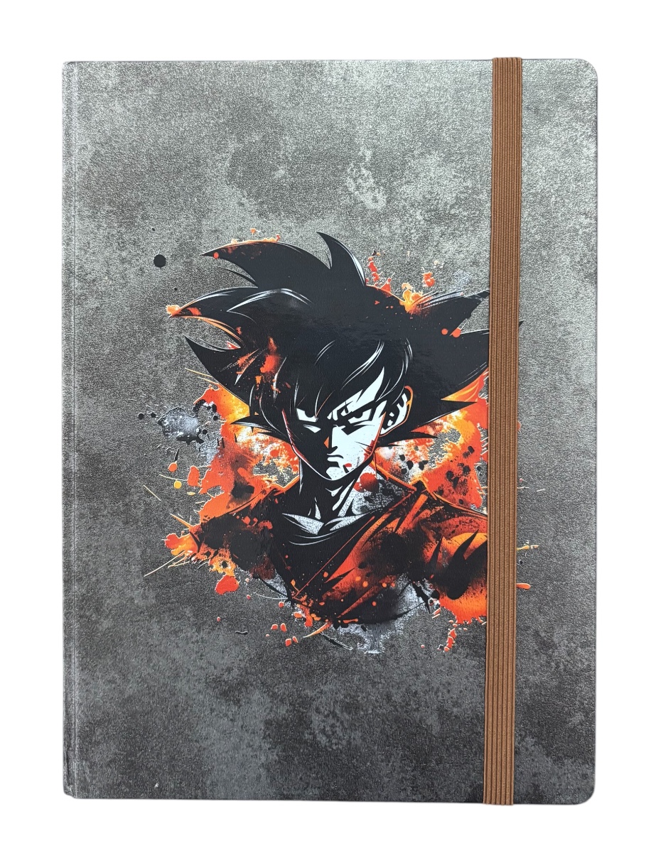 Libreta para dibujar con 50 hojas blancas de 160 gramos, Goku