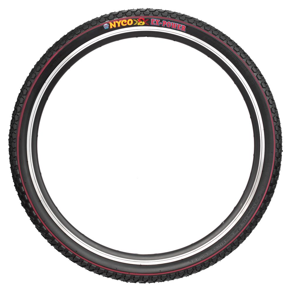 Llanta para tricarga 26 x2.125 Heavy Duty roja HY055 Nyco